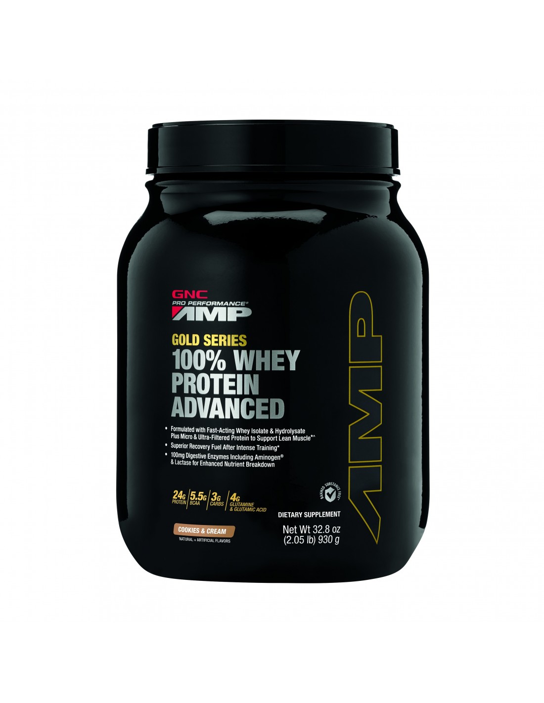 Gnc Gold Series Whey Protein Advanced Proteina Din Zer Cu