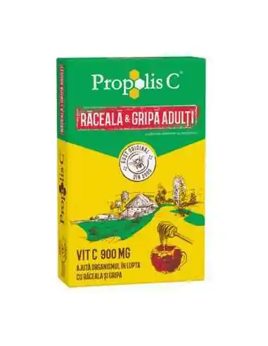 Propolis C Raceala si Gripa adulti 8 plicuri Fiterman, REMEDII NATURISTE