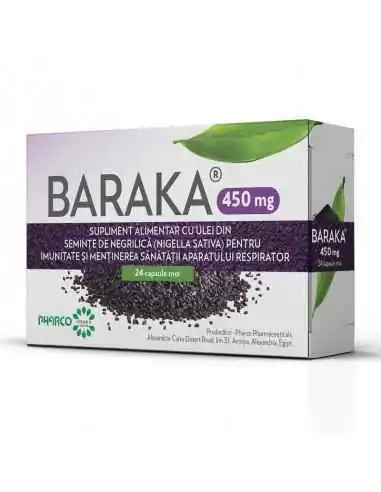 Baraka 450 mg 24 cps Pharco, Stres