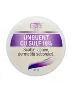 UNGUENT SULF 10% 40GR CUTIE Ceta, UNGUENTE/CREME/GELURI