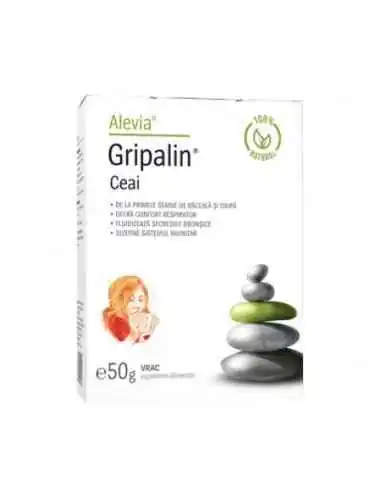 Gripalin Ceai 50 g Alevia, REMEDII NATURISTE