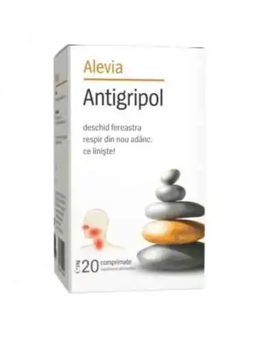 Antigripol 20 comprimate Alevia, REMEDII NATURISTE