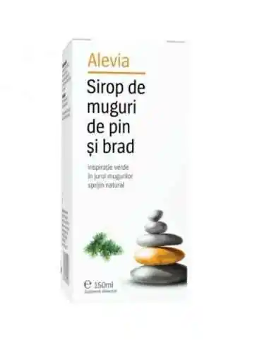 Sirop de muguri de pin si brad 150 ml Alevia, SIROPURI