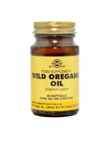 ULEI OREGANO SALBATIC 60CPS MOI (WILD OREGANO) SOLGAR, Sanatatea pielii