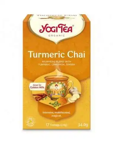 YOGI ORGANIC-CEAI ECO CURCUMA (TURMERIC) 17DZ Yogi Tea, CEAIURI DOZE