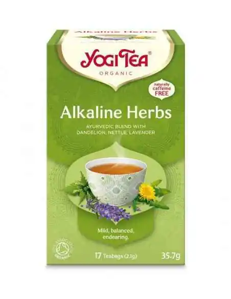YOGI ORGANIC-CEAI ECO DIN PLANTE ALCALINE 17DZ Yogi Tea, CEAIURI DOZE