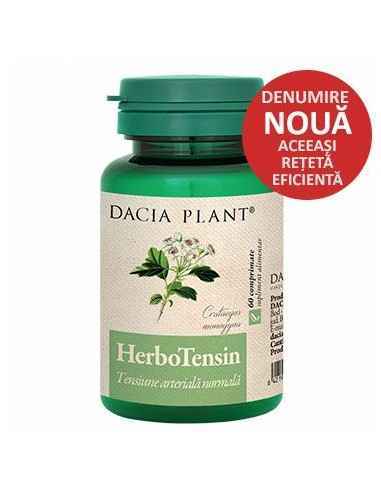 Herbotensin (Reglator al Tensiunii) 60 comprimate  Dacia Plant, REMEDII NATURISTE