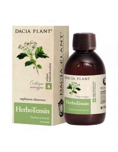 Herbotensin (Reglator al tensiunii) soluţie hidroalcoolică 200 ml Dacia Plant, TINCTURI CU ALCOOL