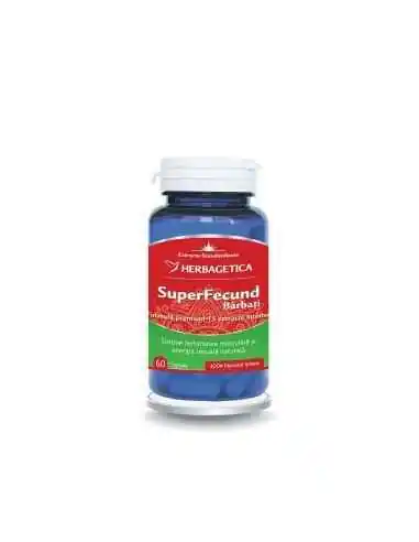 SUPERFECUND BARBATI 60 capsule Herbagetica, Tulburari Hormonale