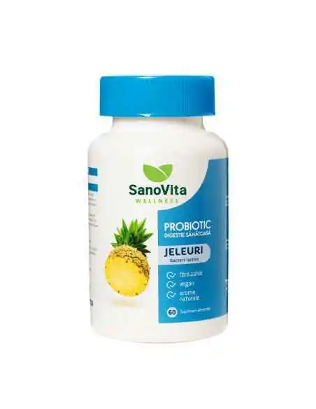 WELLNESS JELEURI PROBIOTIC 60 BUC Sano Vita, REMEDII NATURISTE