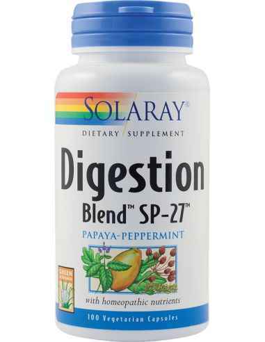 Digestion Blend 100 capsule Solaray
Contribuie la imbunatatirea digestiei.