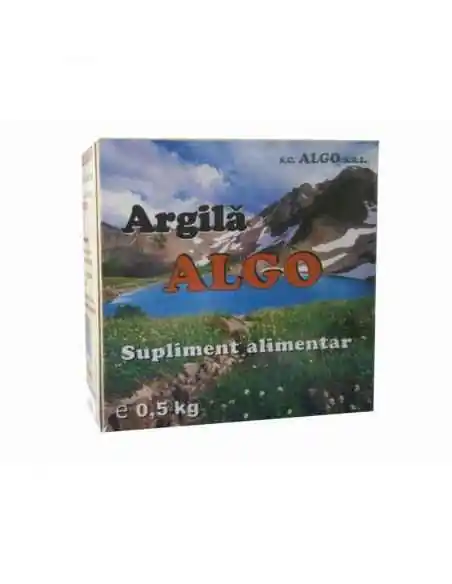 Argila Algo 500g, VITAMINE SI MINERALE