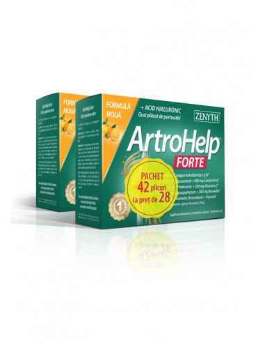Artrohelp Forte 28 plicuri + 14 plicuri Zenyth
Produsul este recomandat varstnicilor, persoanelor active, sportivilor. De aseme