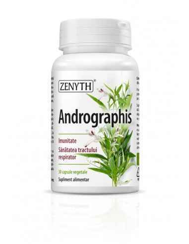 Andrographis 30cps Zenyth
Supliment alimentar pentru imunitate și reducerea simptomelor virozelor respiratorii. 386 mg/capsulă.