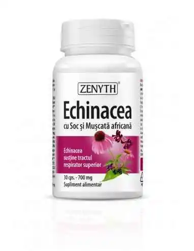 Echinacea cu soc 30 capsule Zenyth, REMEDII NATURISTE