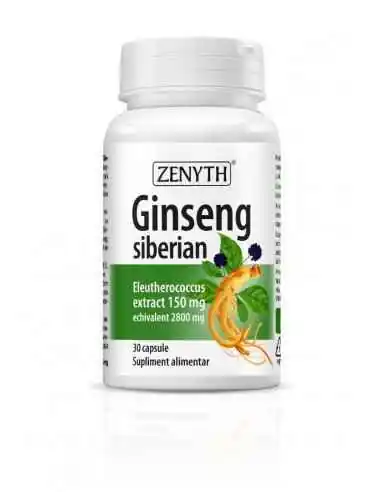 Ginseng Siberian 30 cpasule Zenyth, Sistemul nervos