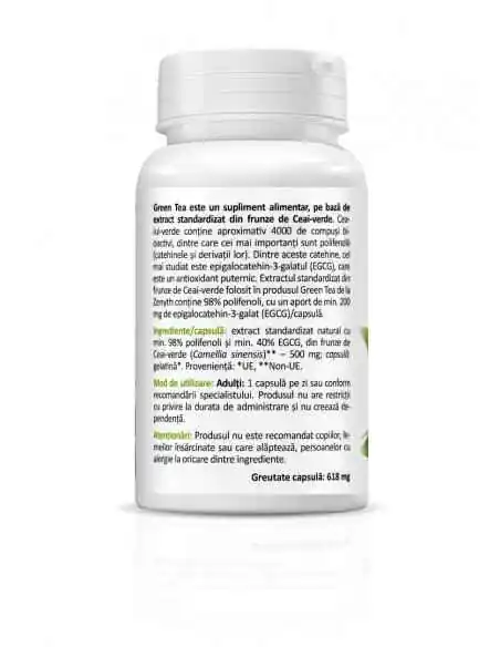 Green Tea Extract 30 capsule Zenyth, Sistemul nervos