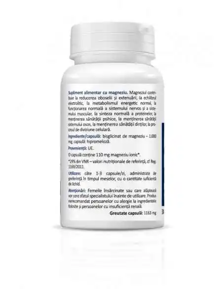 Magnesium Bisglycinate 30 capsule Zenyth, Stres