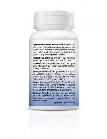 Myo-Inositol + Selenium 30 capsule Zenyth, Sistemul nervos