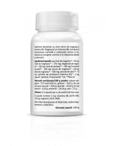 Pentamag 30 capsule Zenyth, Sistemul nervos