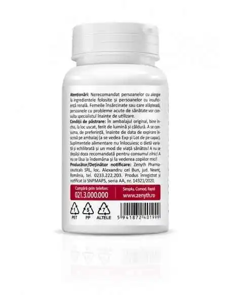 Pentamag 30 capsule Zenyth, Sistemul nervos