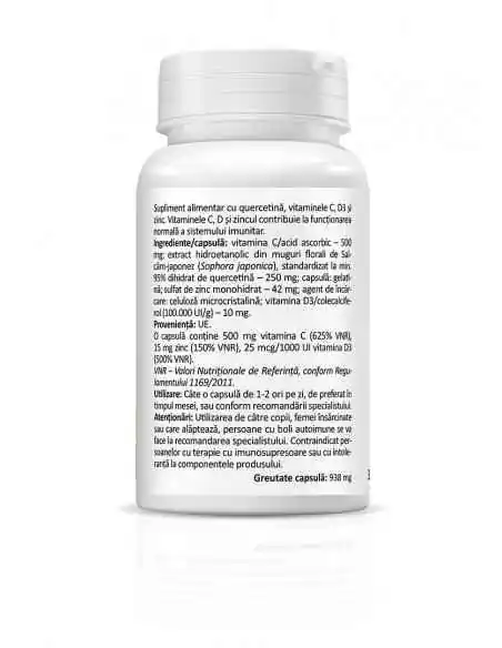 Quercetin Immune Complex 30 capsule Zenyth, REMEDII NATURISTE