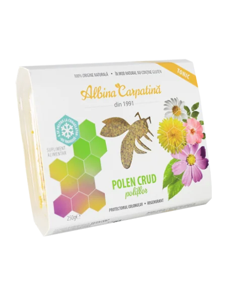 Polen crud Poliflor 250 g Apicola Georgescu, VITAMINE SI MINERALE