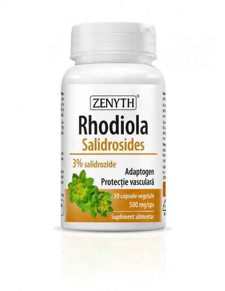 Rhodiola Salidrosidez 30 capsule Zenyth, REMEDII NATURISTE