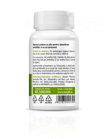 Schisandra 30 capsule Zenyth, REMEDII NATURISTE