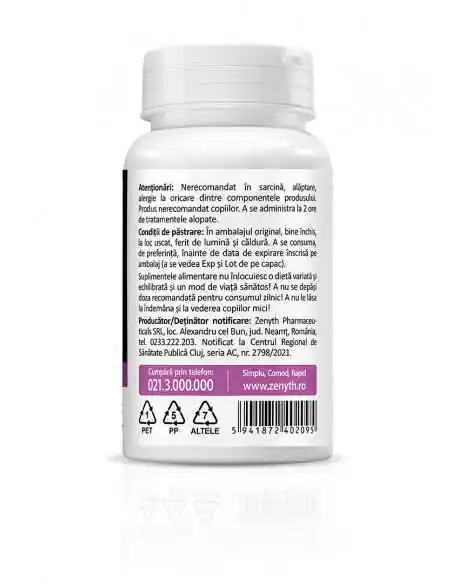 Shilajit Fulvic Complex 30 capsule Zenyth, REMEDII NATURISTE