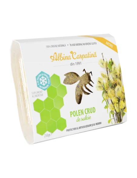 Polen crud de Salcie 250 g Apicola Georgescu, VITAMINE SI MINERALE