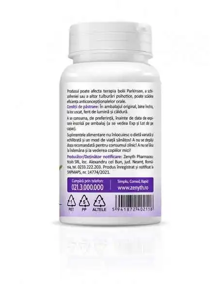 Vitex Agnus-Castus 30 capsule Zenyth, VITAMINE SI MINERALE