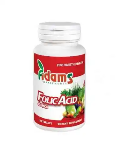 ACID FOLIC 400µg 120CPR Adams Vision, Fertilitate si potenta