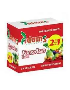 ACID FOLIC 400µg 30CPR 1+1 GRATIS Adams Vision, VITAMINE SI MINERALE