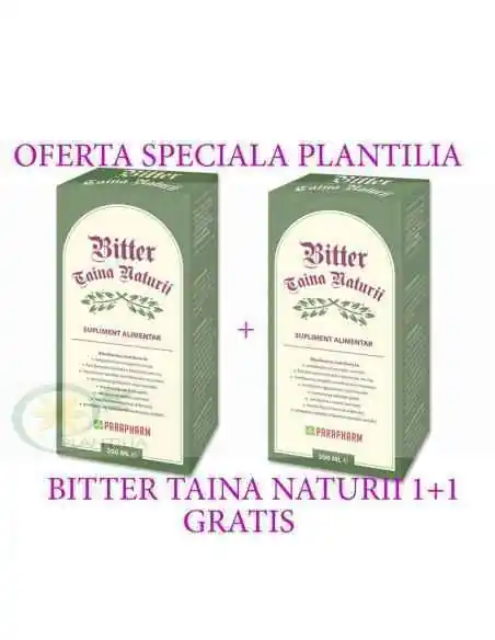 Bitter Taina Naturii 200 ml 1+1 GRATIS Parapharm, VITAMINE SI MINERALE