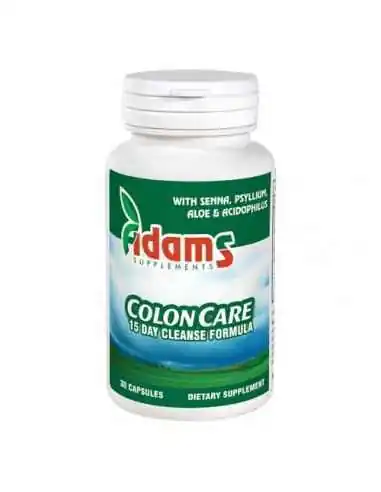 COLON-CARE (15DAY CLEANSE) 30CPS Adams Vision, REMEDII NATURISTE