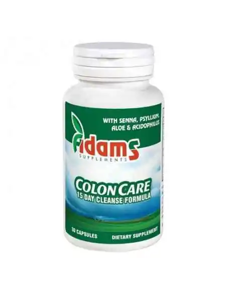 COLON-CARE (15DAY CLEANSE) 30CPS Adams Vision, REMEDII NATURISTE