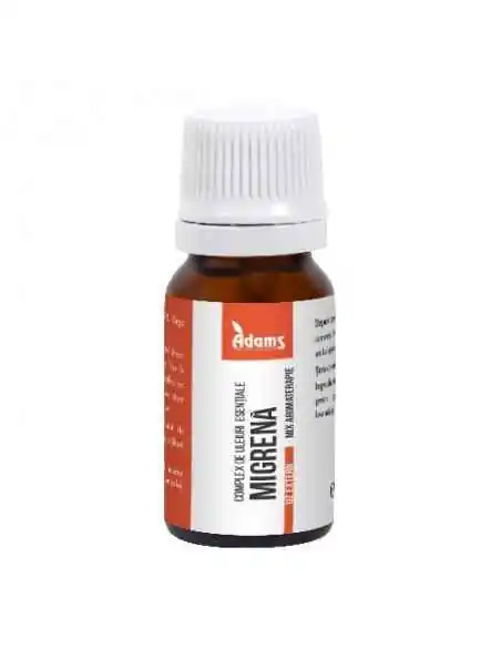 COMPLEX ULEIURI ESENTIALE MIGRENA 10ML Adams Vision, ULEIURI ESENTIALE