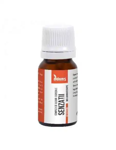 COMPLEX ULEIURI ESENTIALE SENZATII 10ML Adams Vision, ULEIURI ESENTIALE
