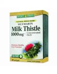 Silymarin Milk Thistle 1000mg  30 capsule Nature's Bounty, REMEDII NATURISTE