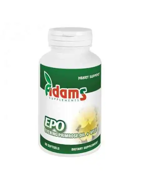 EPO ULEI LUMINITA NOPTII 1000MG 90CPS Adams Vision, REMEDII NATURISTE