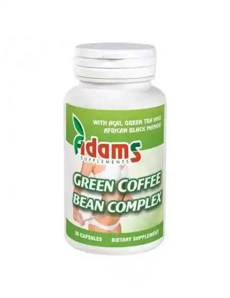 GREEN COFFEE COMPLEX 350MG 30CPS Adams Vision, REMEDII NATURISTE