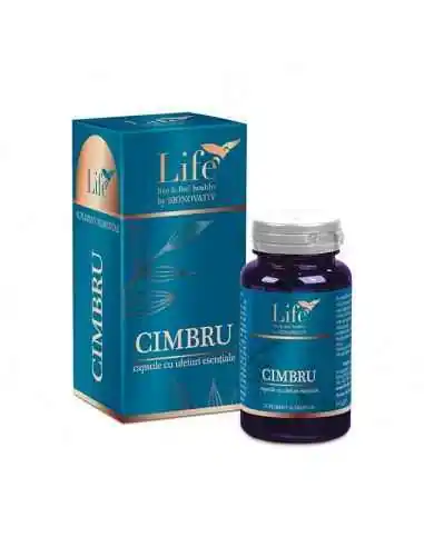 CIMBRU CAPSULE CU ULEIURI ESENȚIALE 30 cps DVR Pharm, REMEDII NATURISTE