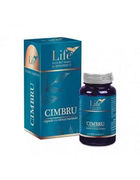 CIMBRU CAPSULE CU ULEIURI ESENȚIALE 30 cps DVR Pharm, REMEDII NATURISTE