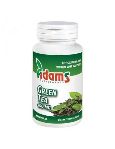 GREEN TEA (CEAI VERDE) 400MG 60CPS Adams Vision, REMEDII NATURISTE