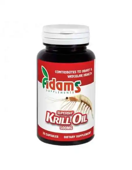 KRILL OIL 500MG 30CPS Adams Vision, REMEDII NATURISTE