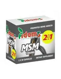 MSM 1000MG 30CPS 1+1 GRATIS Adams Vision, REMEDII NATURISTE