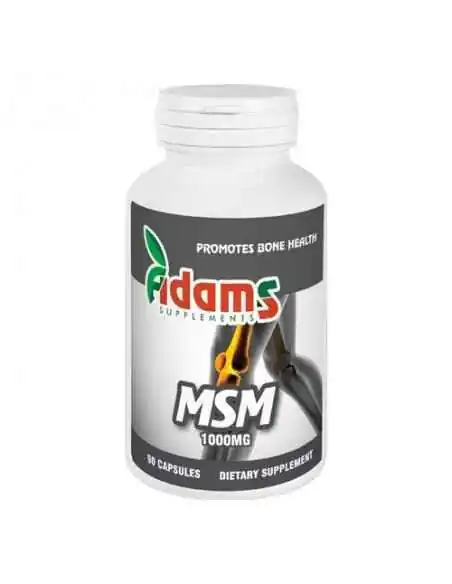 MSM 1000MG 90CPS Adams Vision, REMEDII NATURISTE