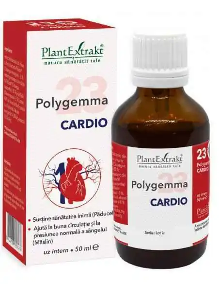 Polygema 23 Cardio 50 ml PlantExtrakt, REMEDII NATURISTE