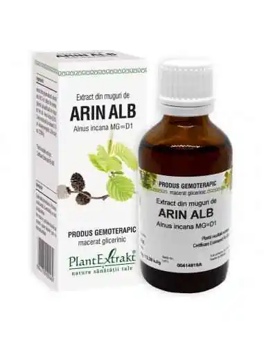 Extract din Muguri de Arin Alb 50ml PlantExtrakt, Tulburari Hormonale